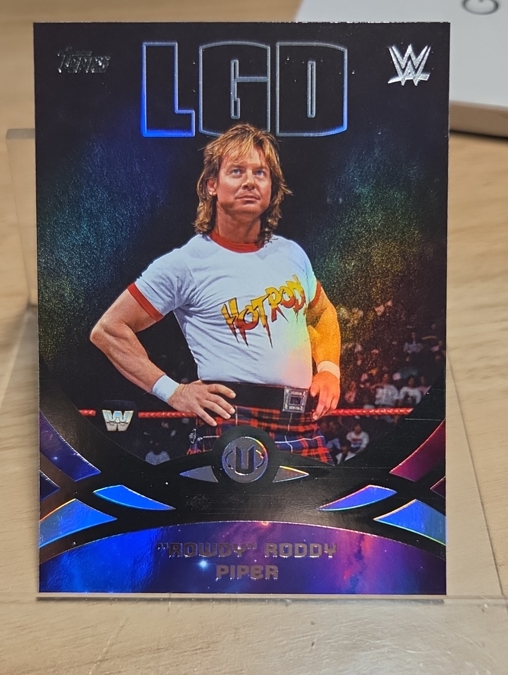 2026 Topps Universe WWE 'Hot Rod' Trading Card - White, Red, Black